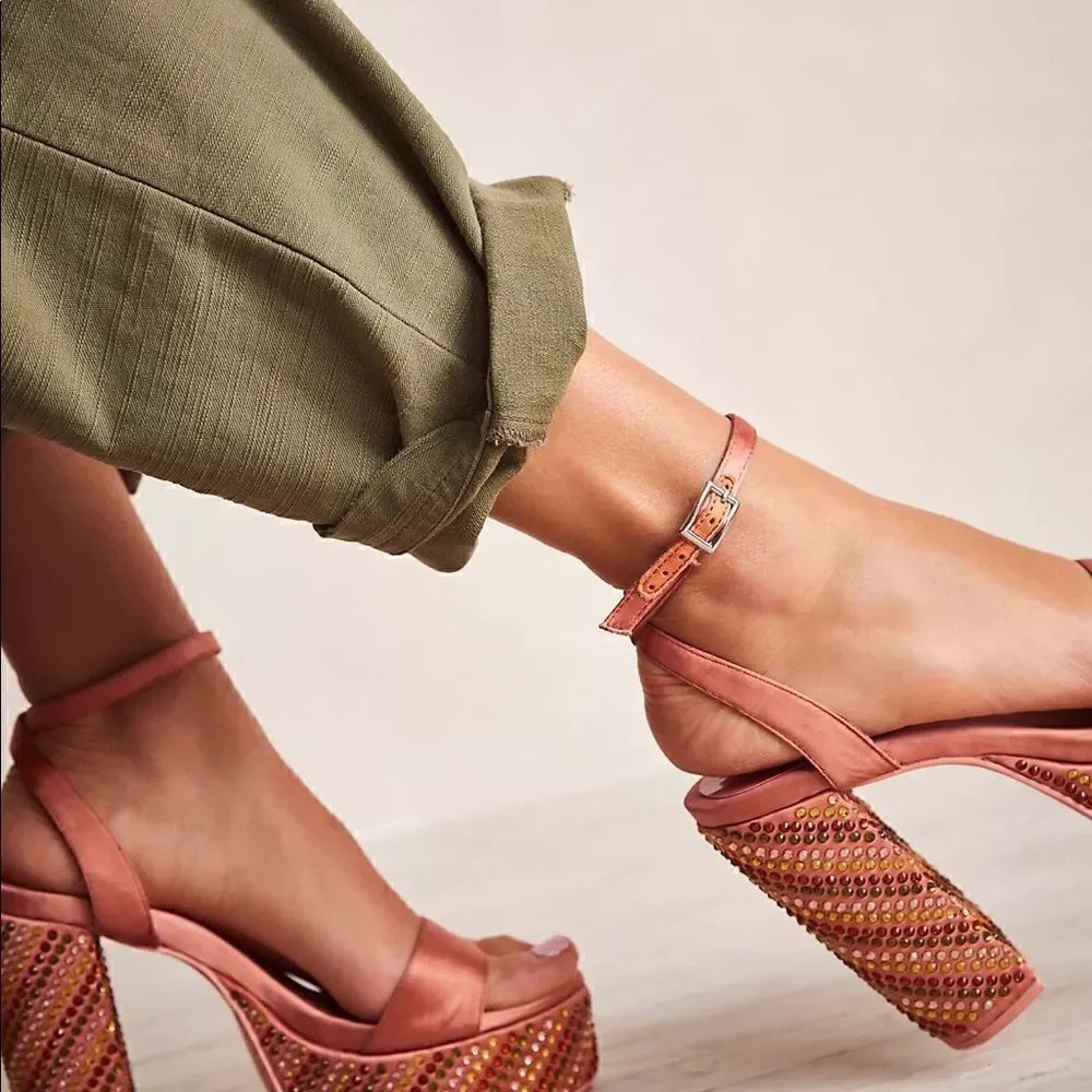 New Jeffrey Campbell Carrie Platform Sandals